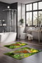 Mijölnir Juego de alfombrillas de baño CT-5108 Multicolor